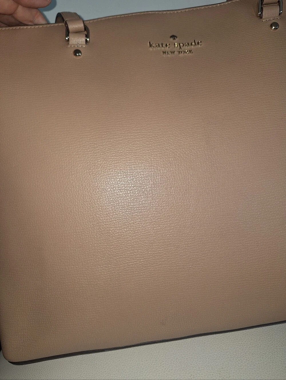 Kate Spade Tan Leather Large Tote EUC